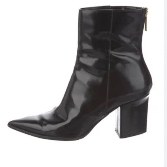 - Tamara Mellon Hustler Boot Abrasivato patent 36.5 6 6.5 EXCELLENT - Picture 1 of 12